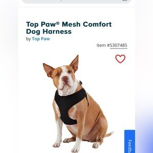 Top Paw Mesh Comfort Dog Harness Large
